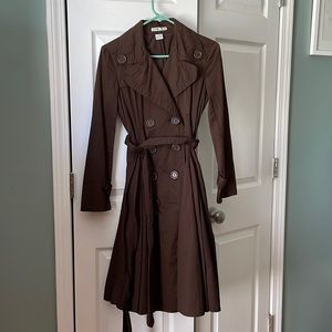 Brown long sleeve dress / jacket S